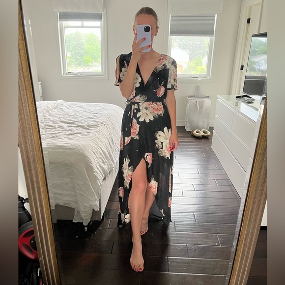 Flowy wrap dress - Picture 1 of 7